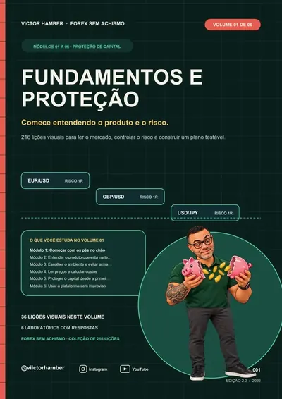Capa Forex Sem Achismo, Volume 1: Fundamentos e proteção